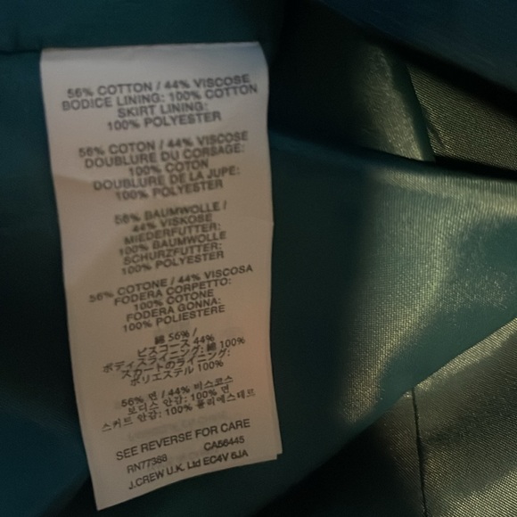 J CREW strapless dresss - Picture 7 of 8